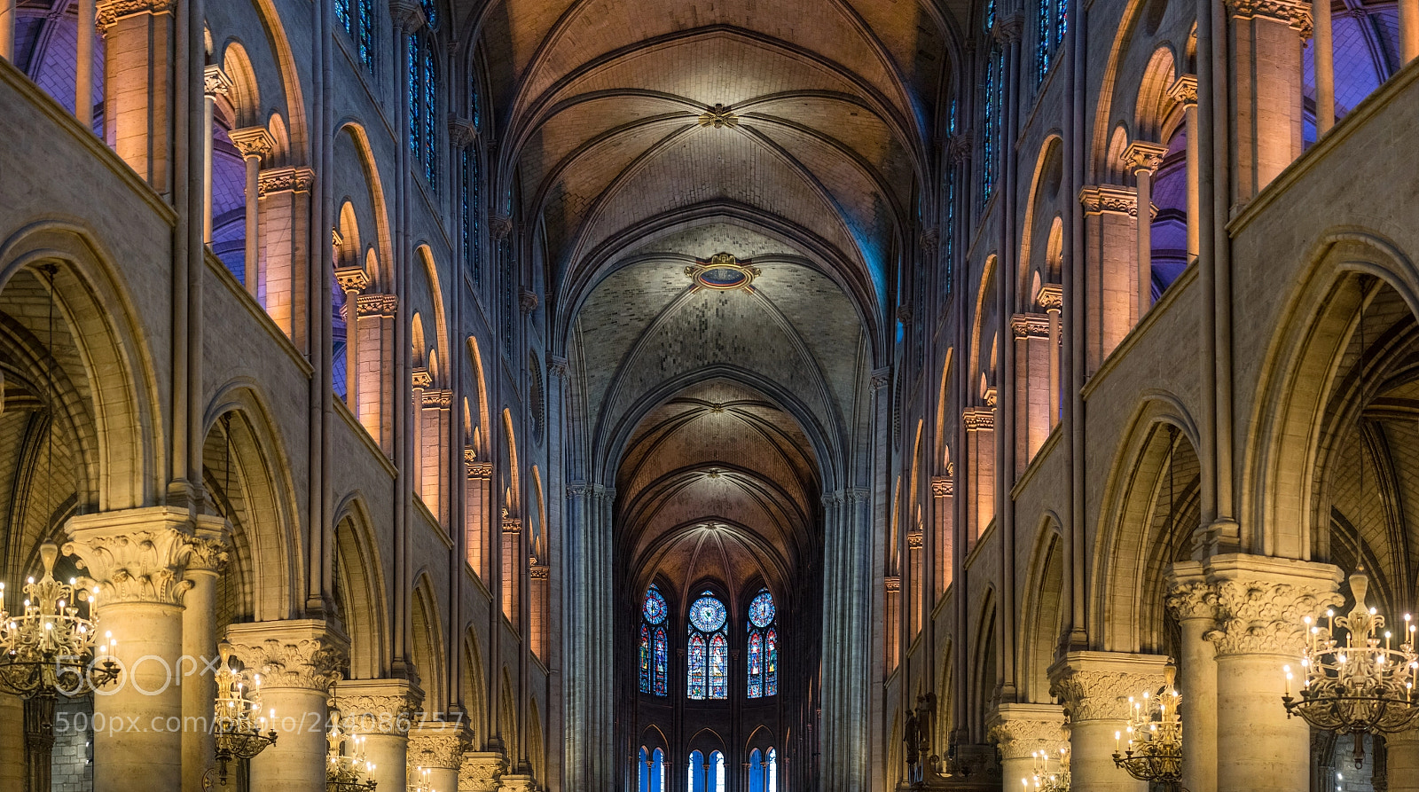Sony a7 II sample photo. Inside notre dame photography