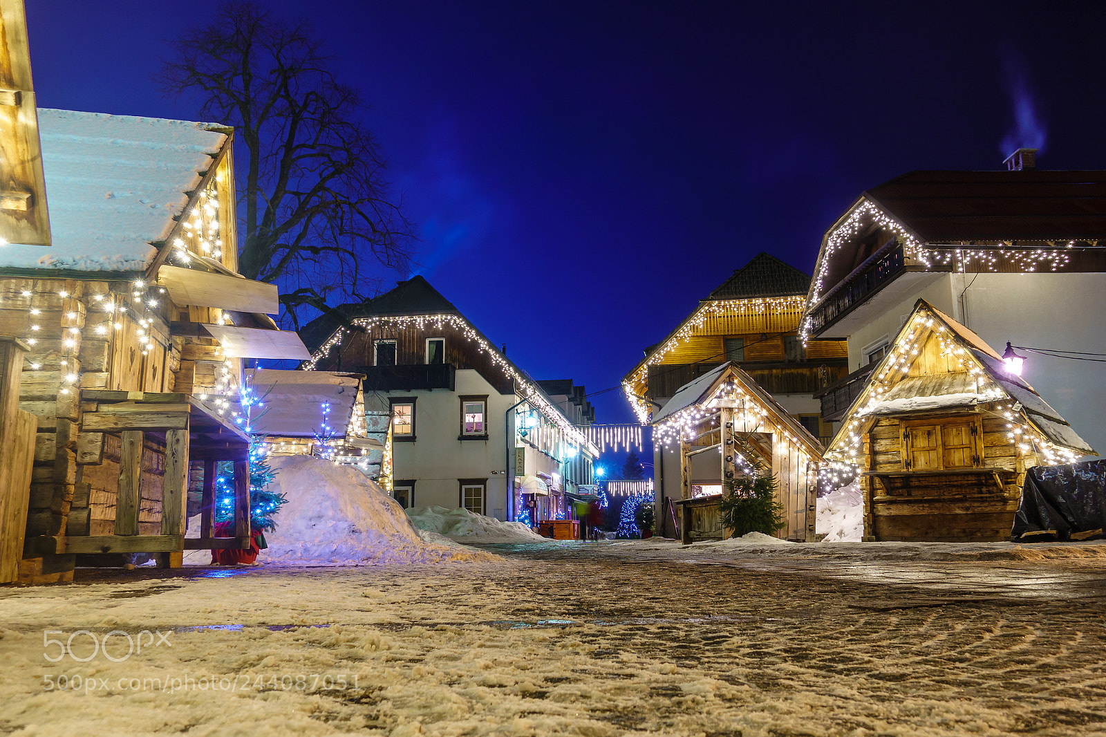 Sony DSC-RX100M5 sample photo. Kranjska gora christmas decorated photography