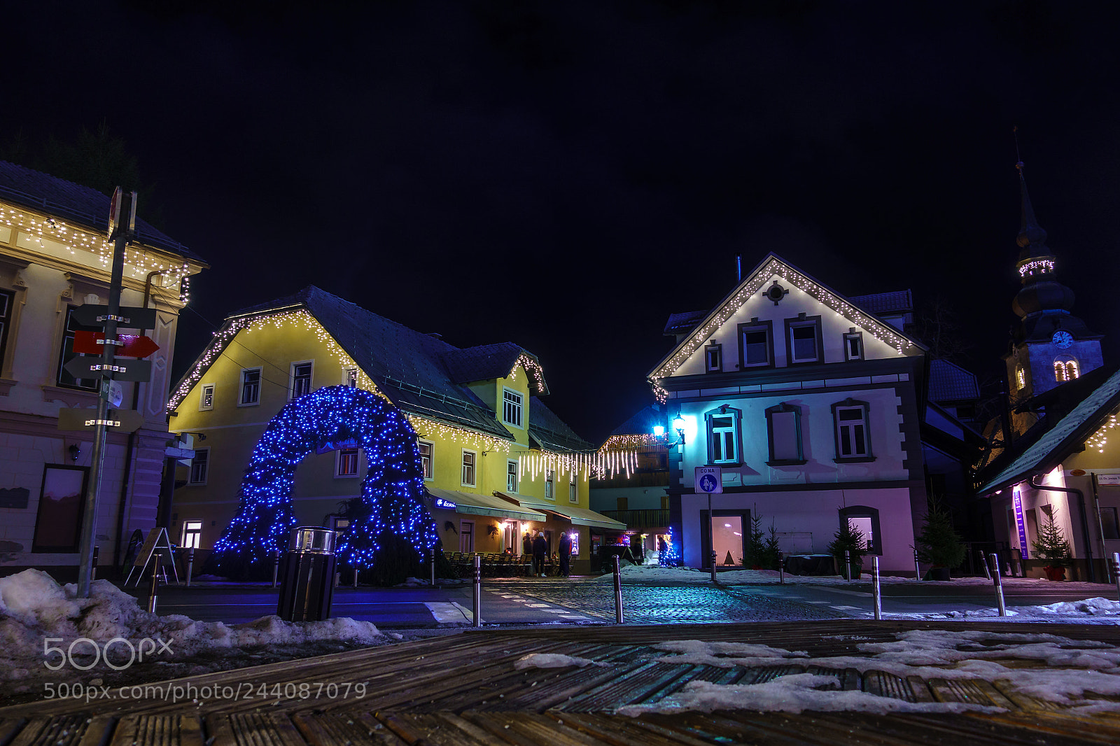 Sony DSC-RX100M5 sample photo. Kranjska gora christmas decorated photography