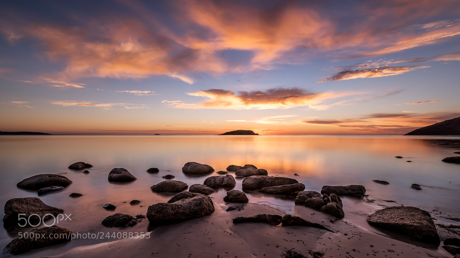 Nikon D810 sample photo. Sunrise at encounter bay photography