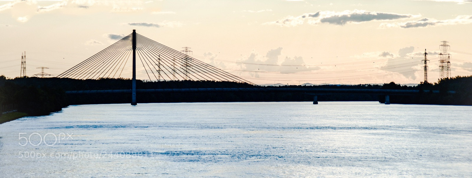 Nikon D5100 sample photo. Bridge across the danube photography