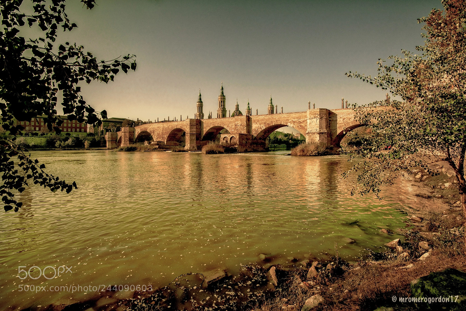Nikon D810 sample photo. The roman bridge. zaragoza photography