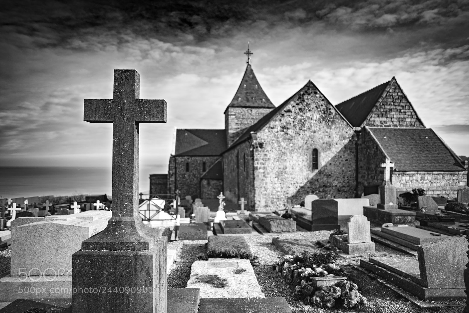 Nikon D810 sample photo. Église saint valéry photography