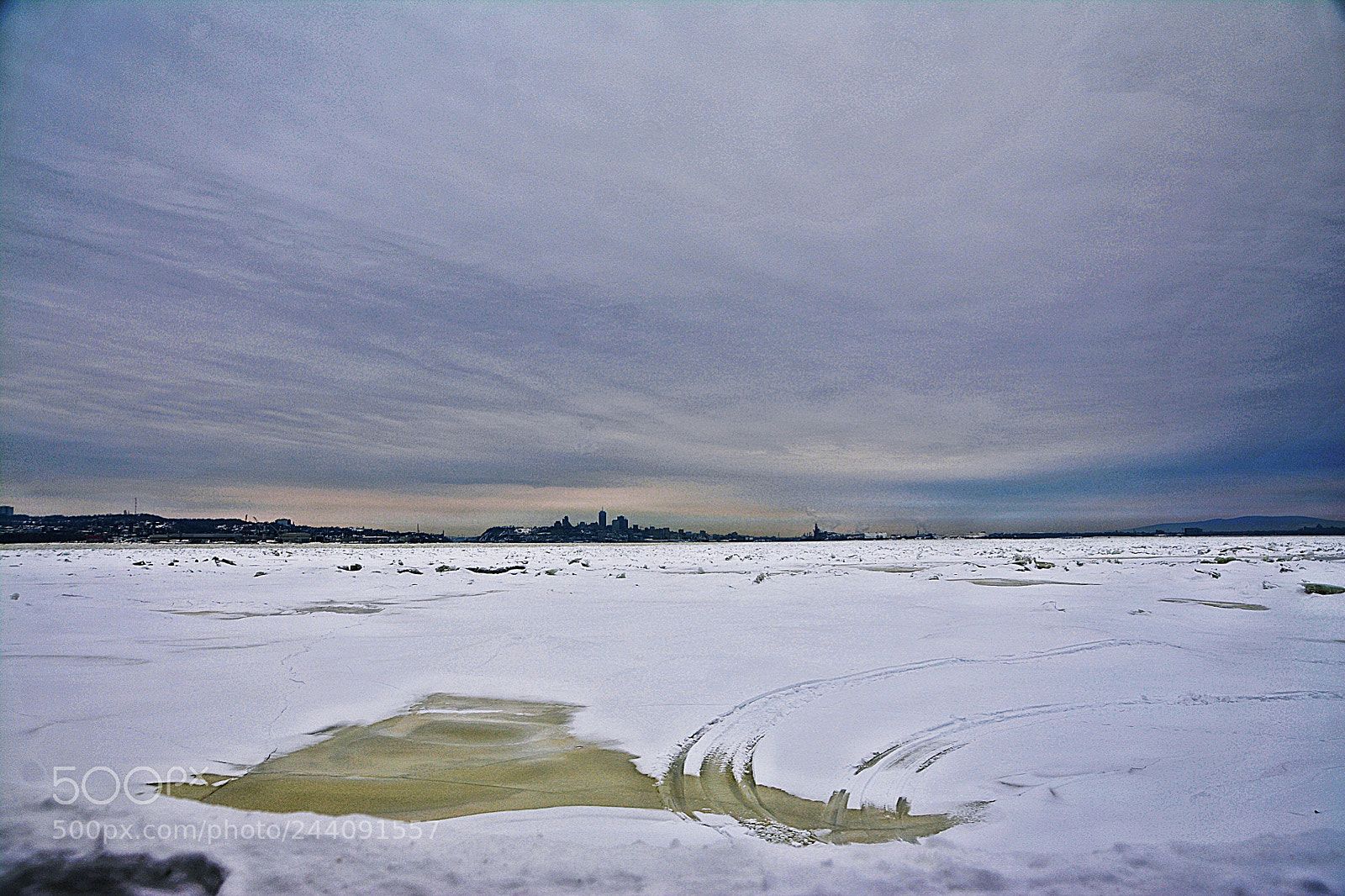 Nikon D7100 sample photo. Fleuve gelé photography