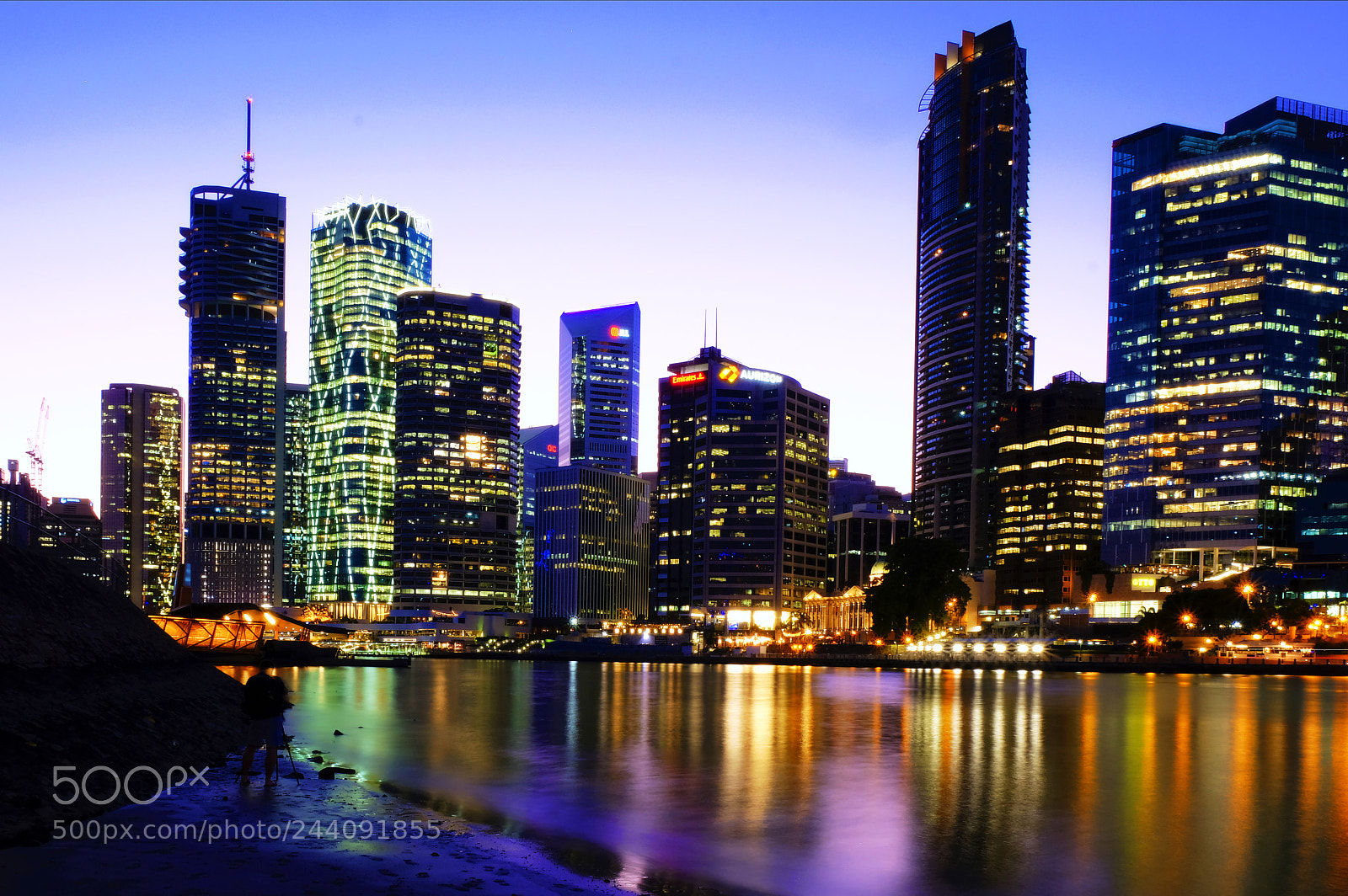 Fujifilm X-T2 sample photo. Brisbane skyline photography
