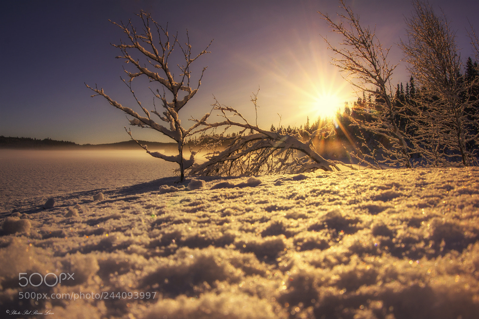 Canon EOS 60D sample photo. Solnedgang over skjelbreia i photography