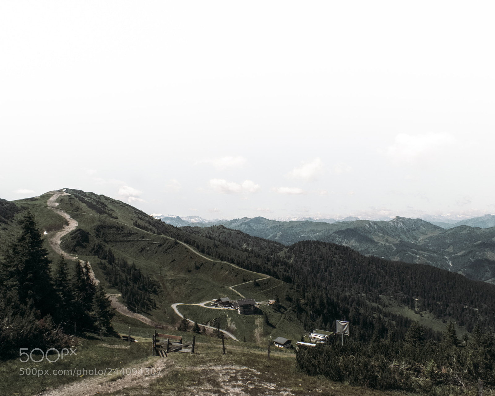 Fujifilm FinePix HS30EXR sample photo. Country mountain road photography