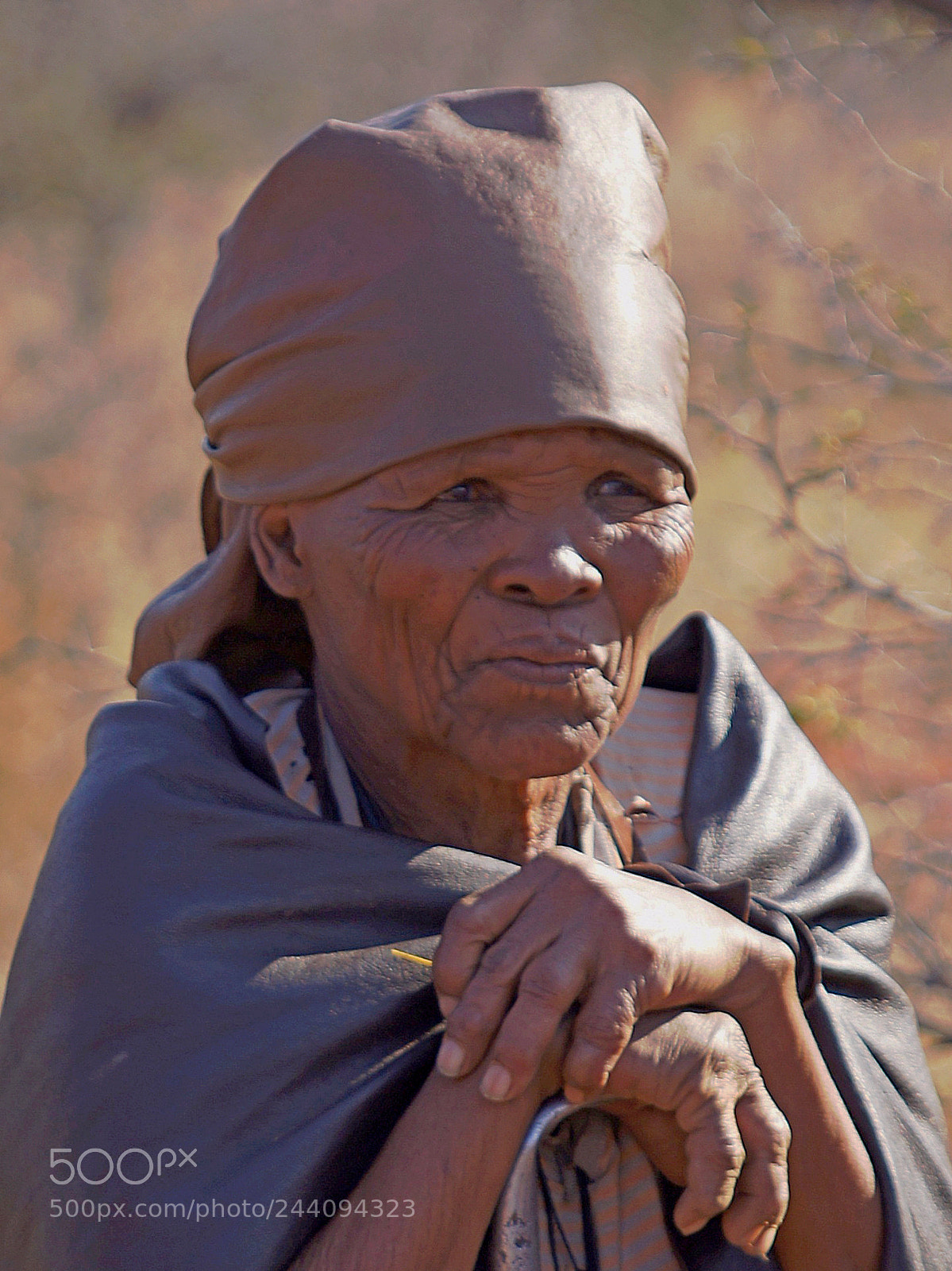 Sony SLT-A55 (SLT-A55V) sample photo. Bushman woman photography