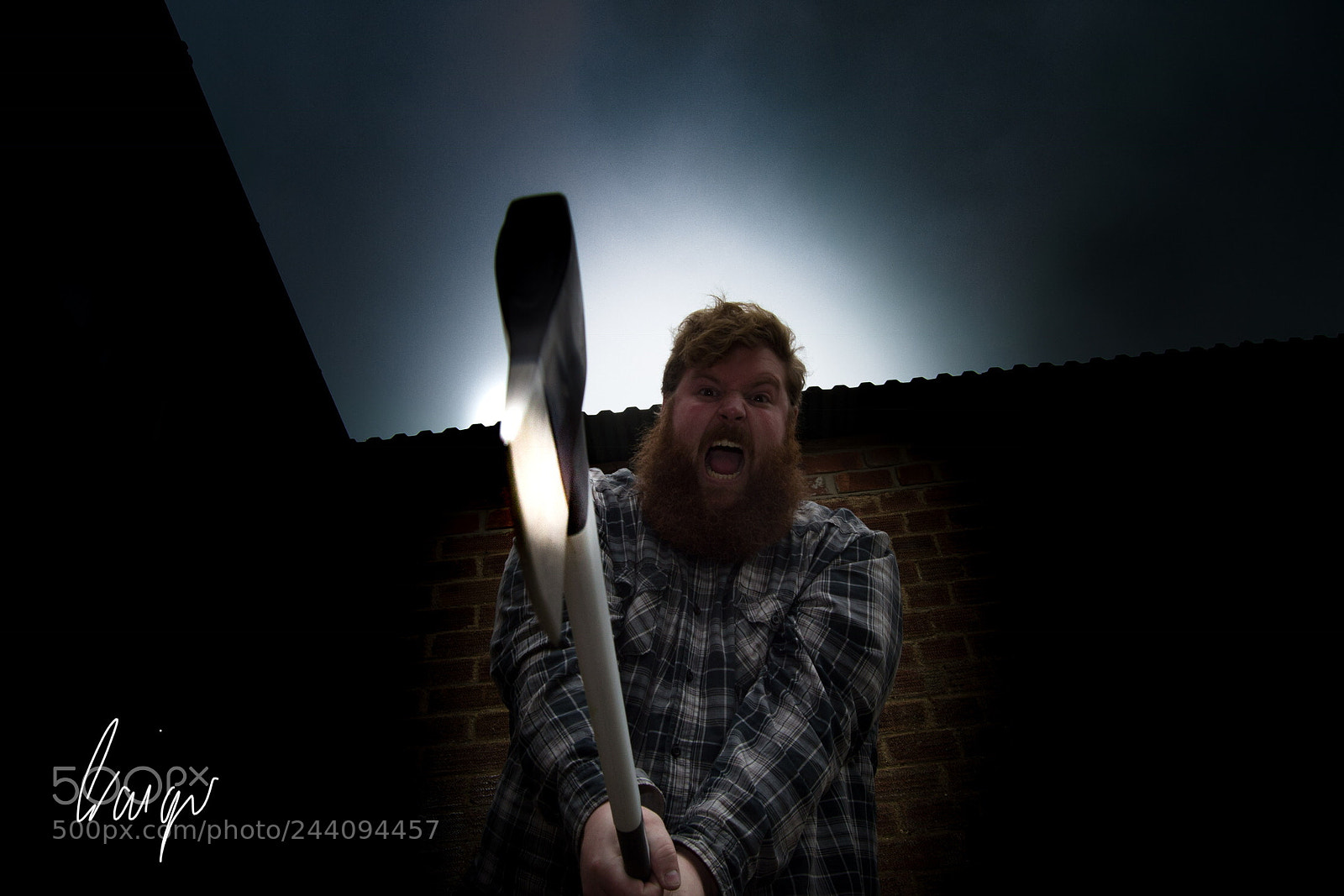 Nikon D3100 sample photo. Axe man photography