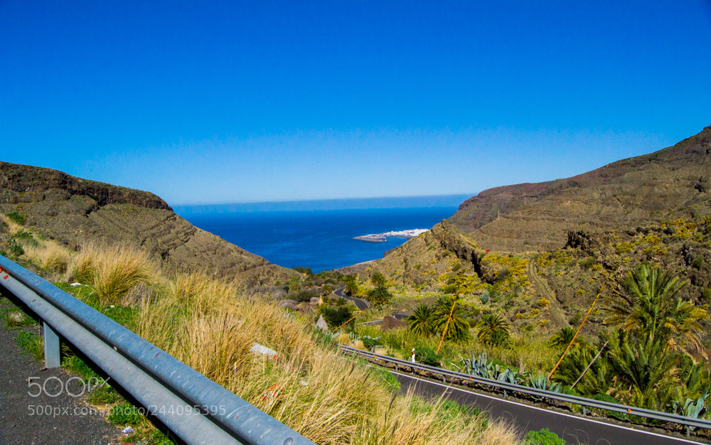 Nikon D3100 sample photo. Ocean from the mountains photography