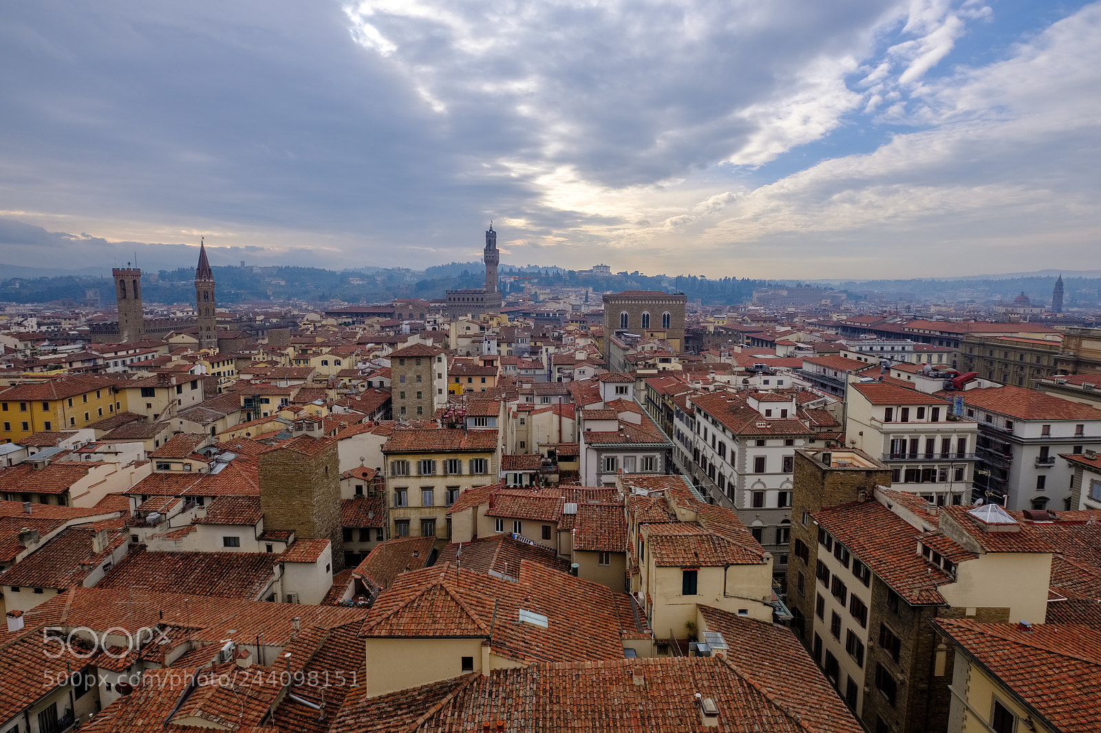 Fujifilm X-T2 sample photo. Florence cityscape from above photography
