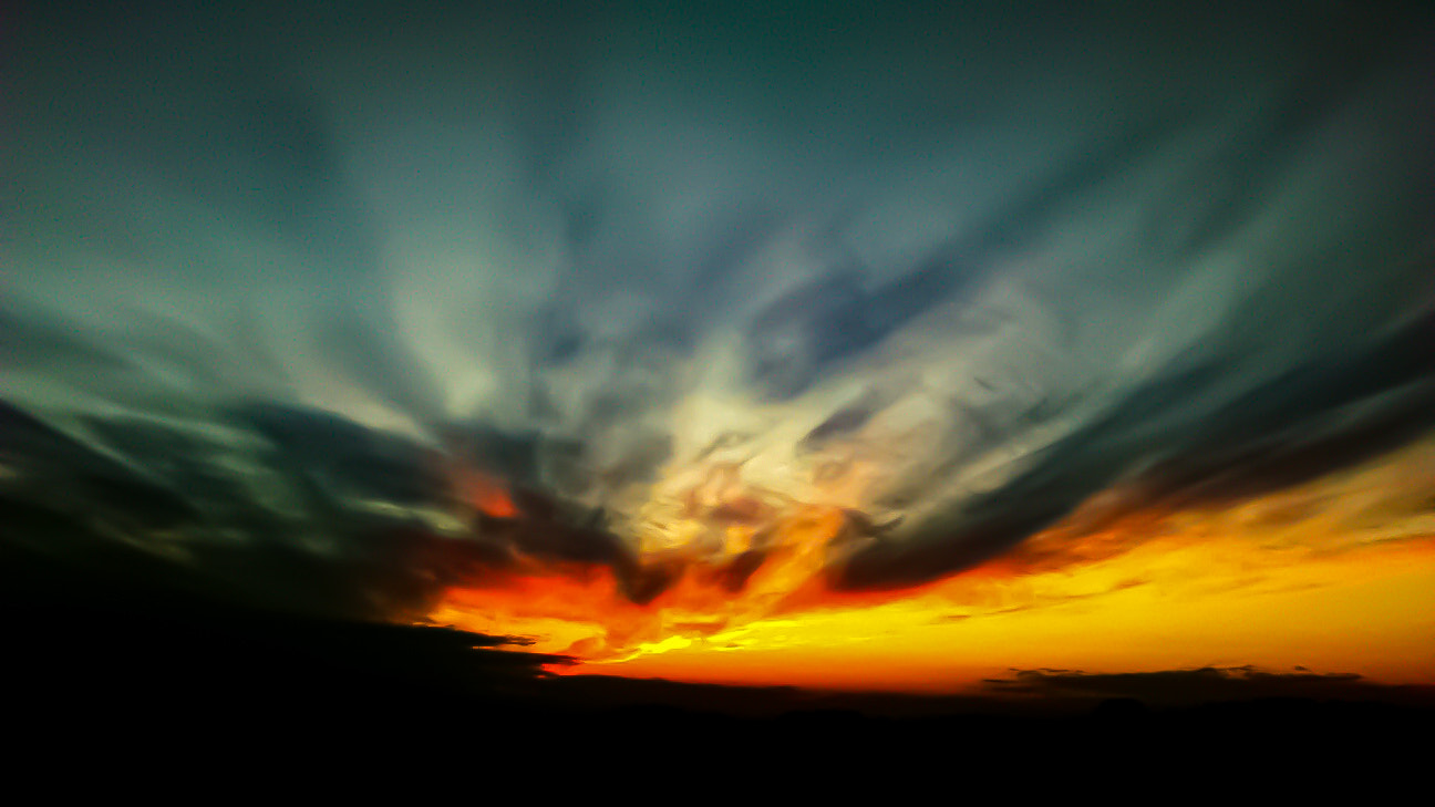 HUAWEI Y530-U00 sample photo. Orange sunset photography