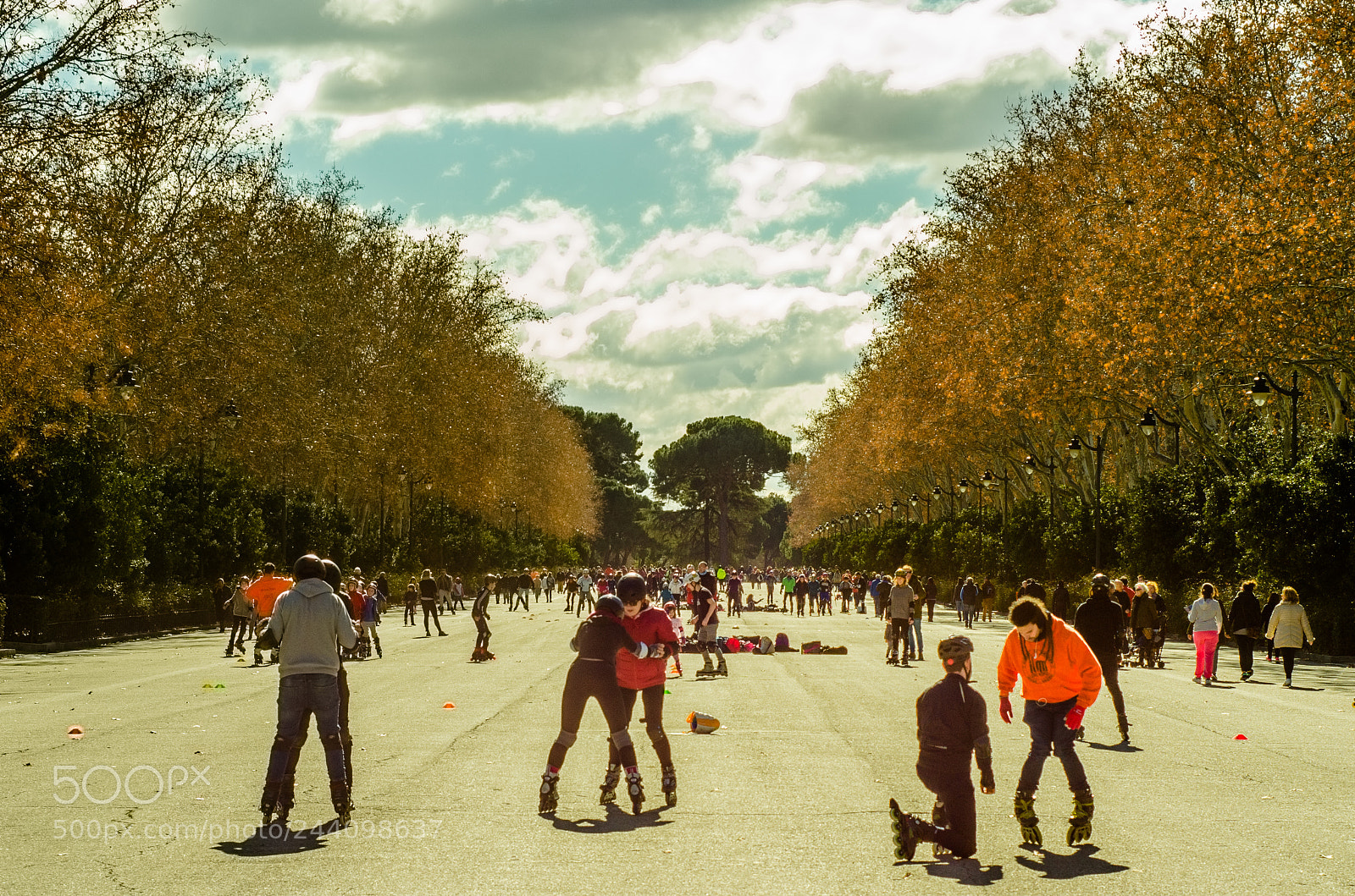 Nikon D5100 sample photo. Patinando en el retiro photography