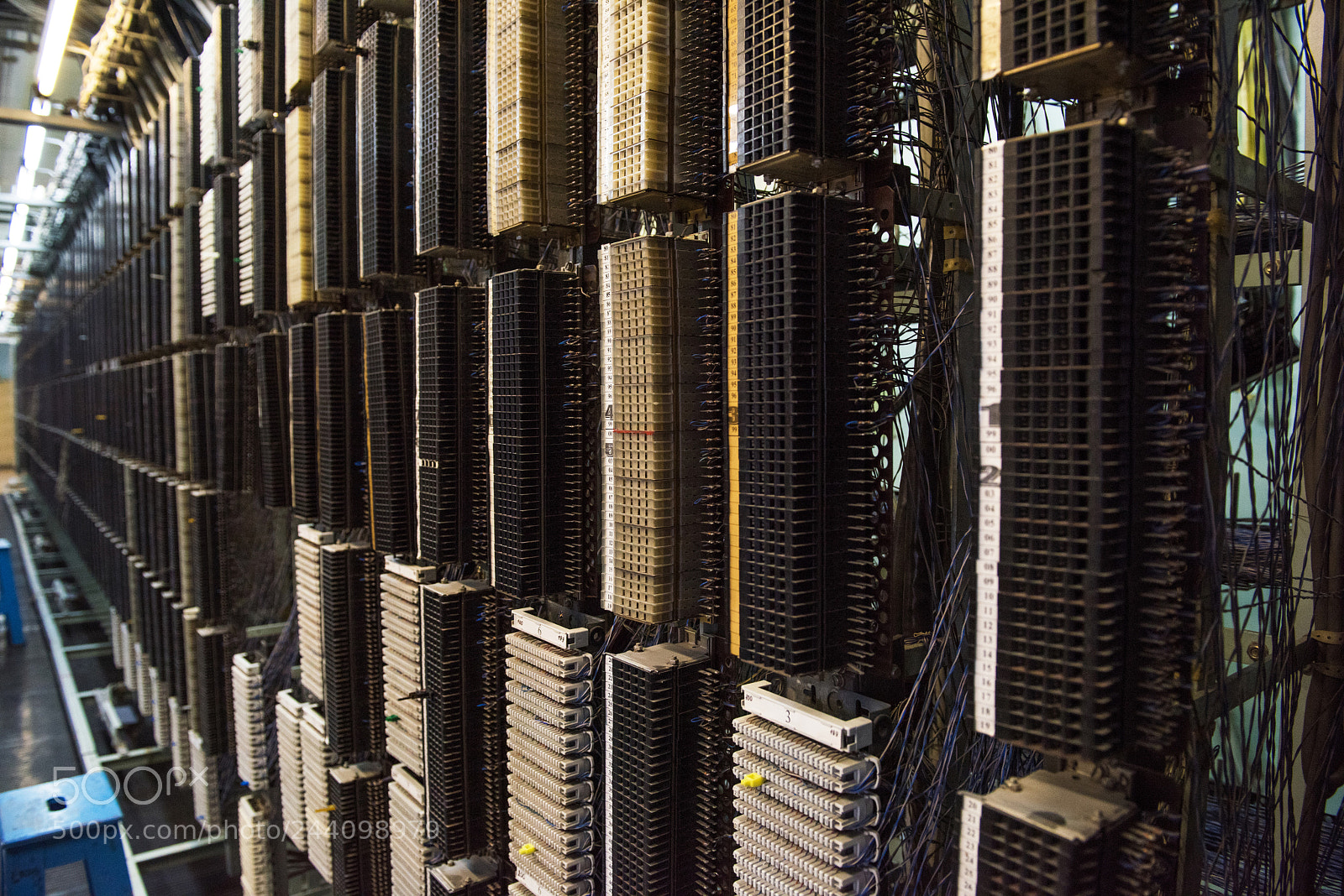 Nikon D810 sample photo. Retro telephone exchange photography