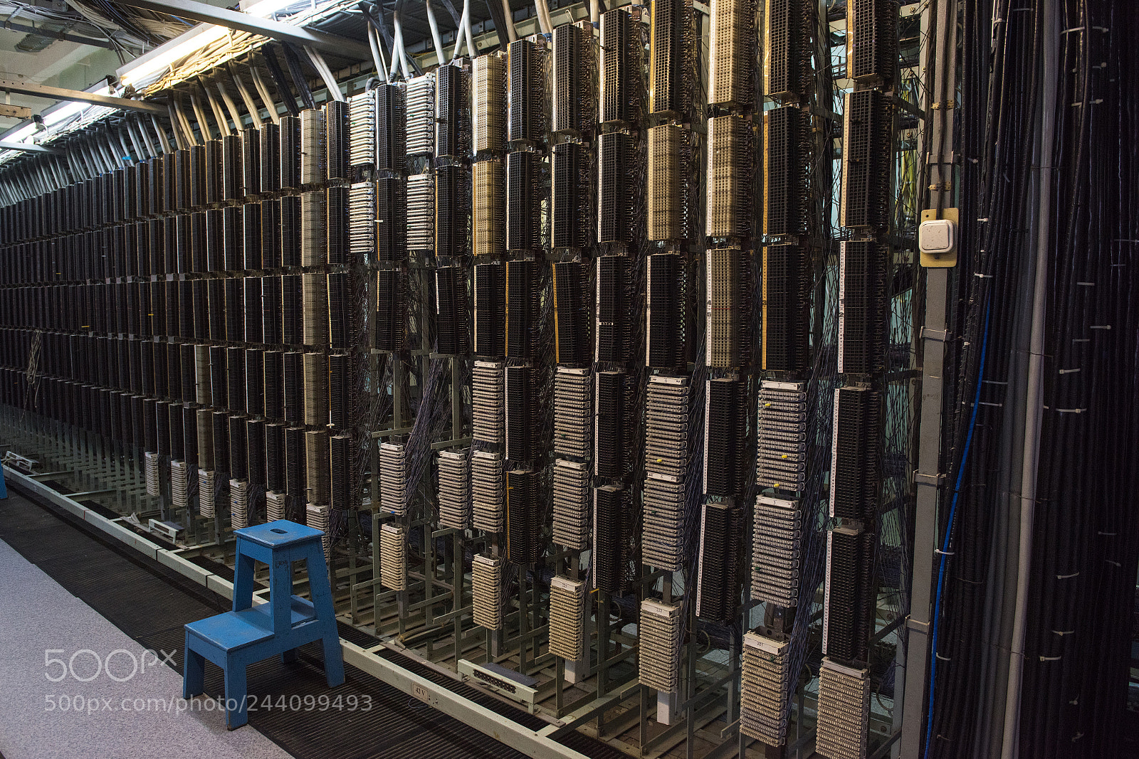 Nikon D810 sample photo. Retro telephone exchange photography