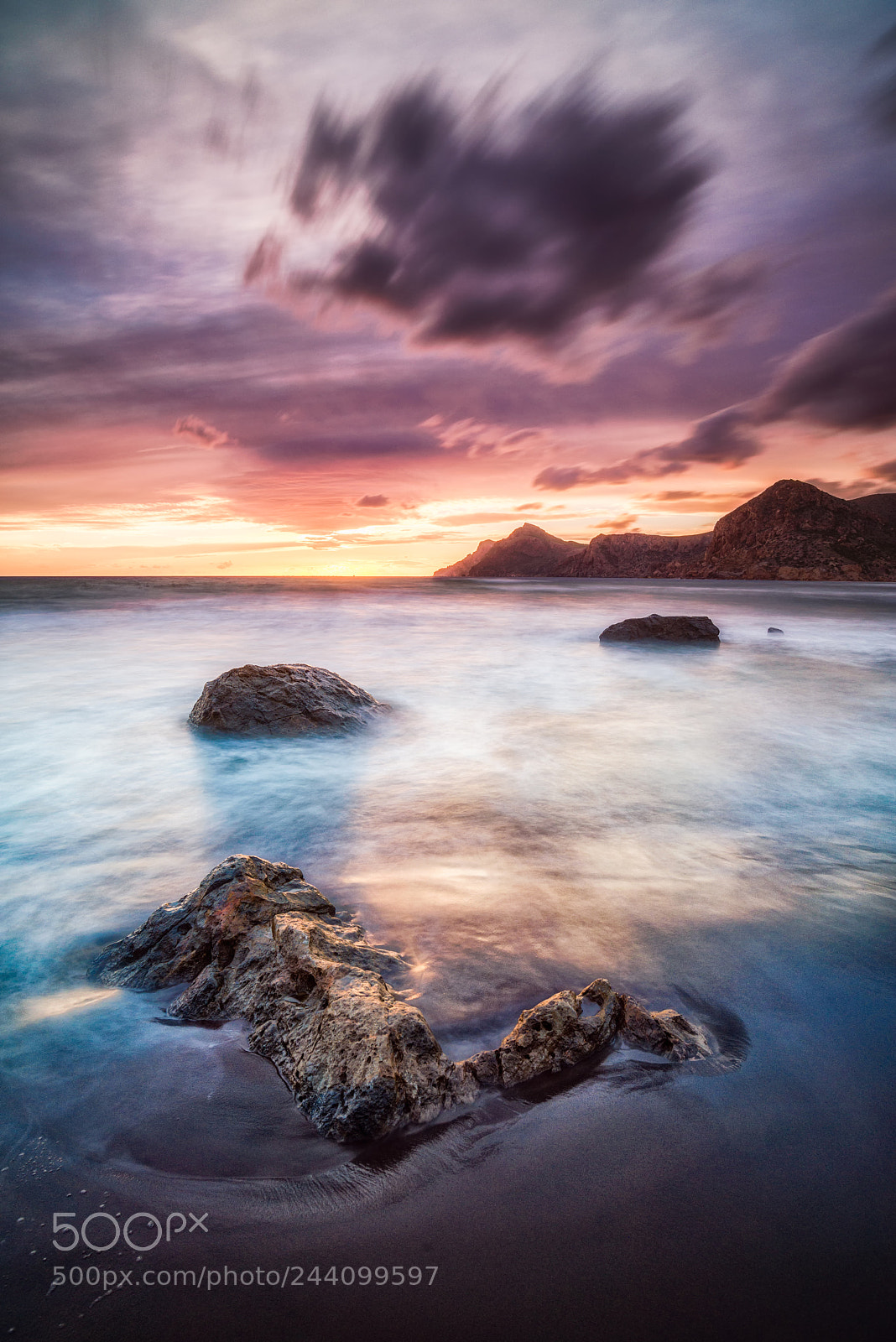Nikon D800E sample photo. Purple sunset photography