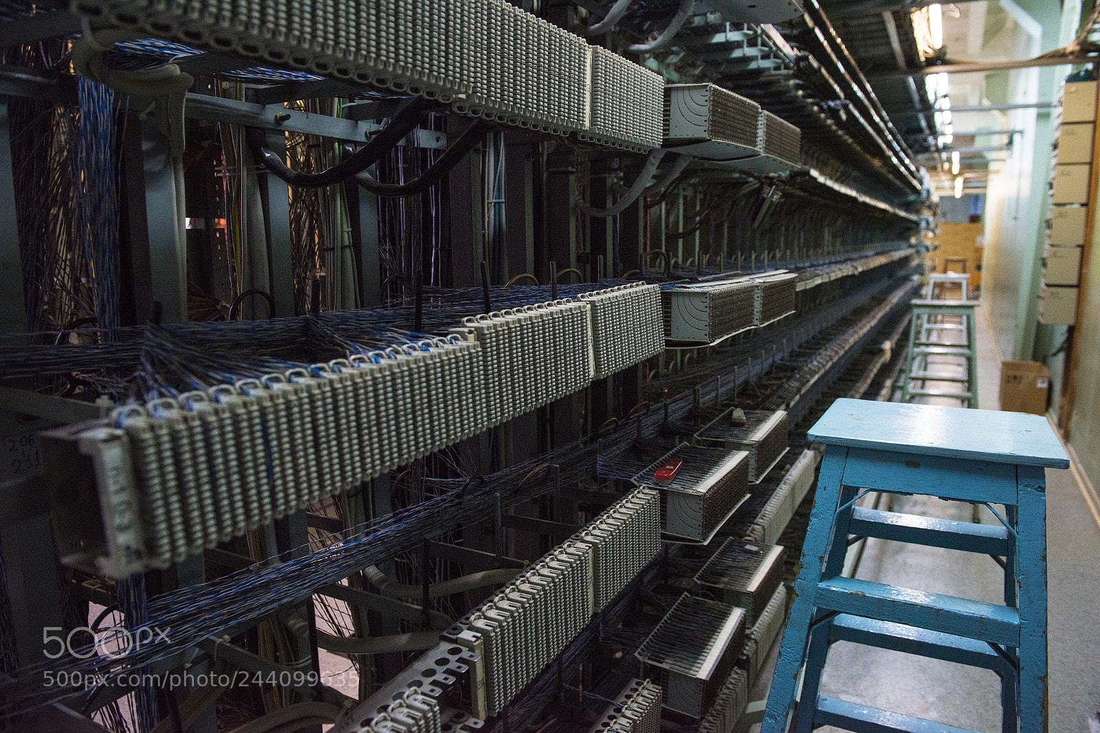 Nikon D810 sample photo. Retro telephone exchange photography