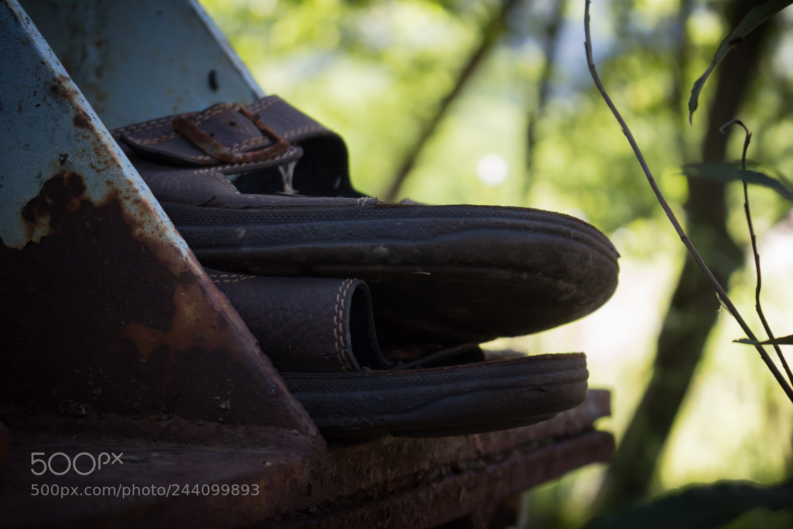 Canon EOS 100D (EOS Rebel SL1 / EOS Kiss X7) sample photo. Neglected slippers photography
