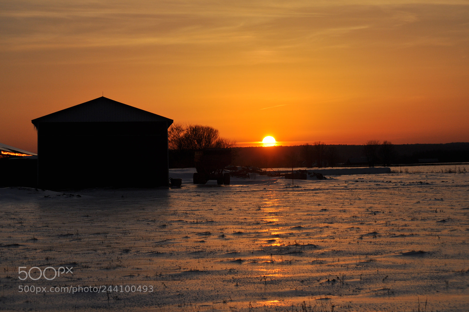 Nikon D5000 sample photo. Chilly evening photography