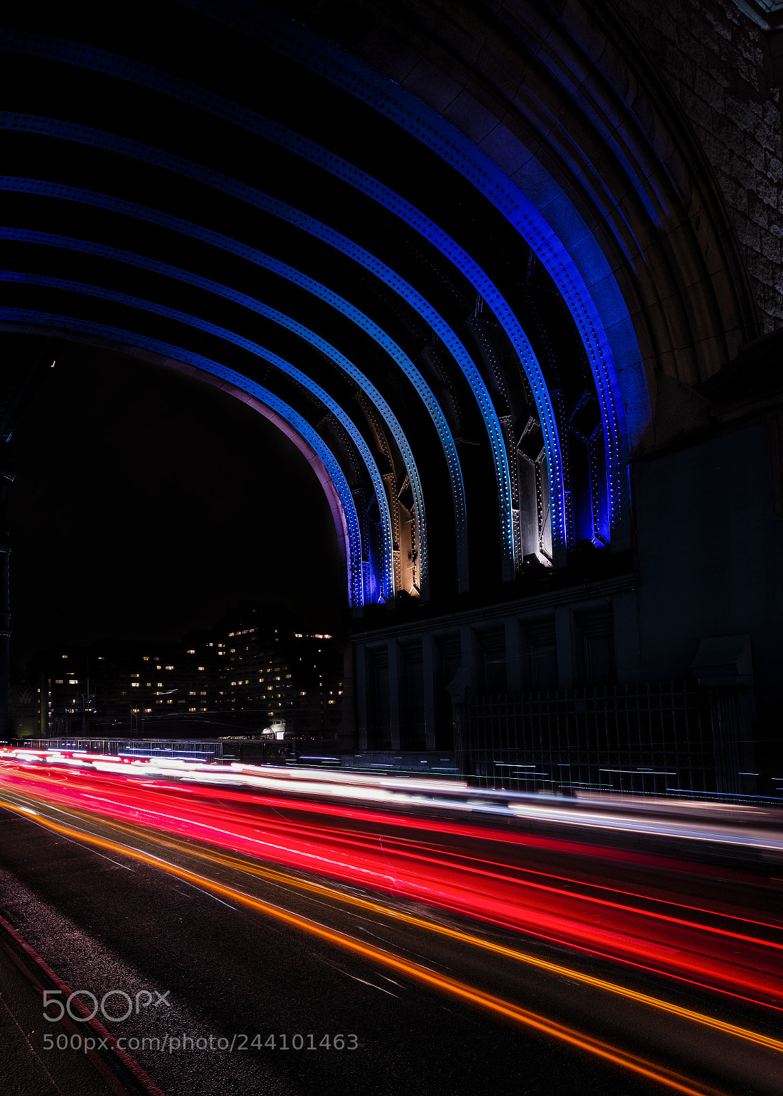 Fujifilm X-T2 sample photo. Tower bridge archway photography