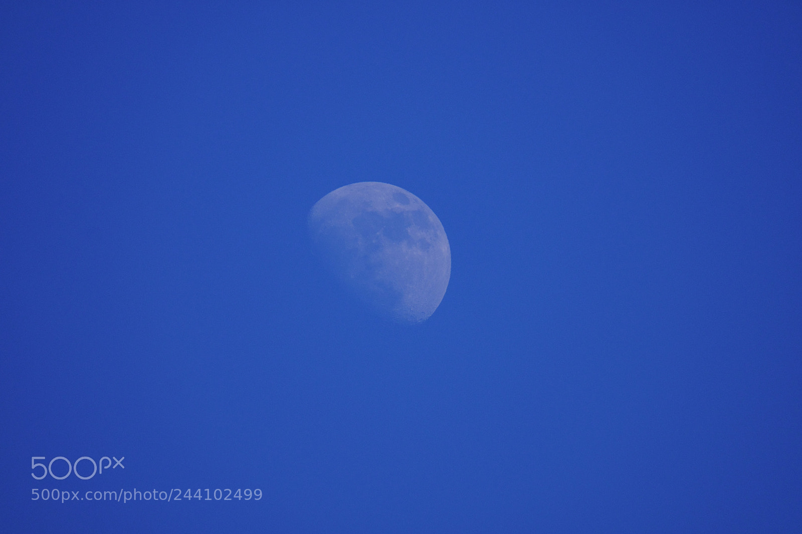 Fujifilm X-T2 sample photo. Daytime moon photography
