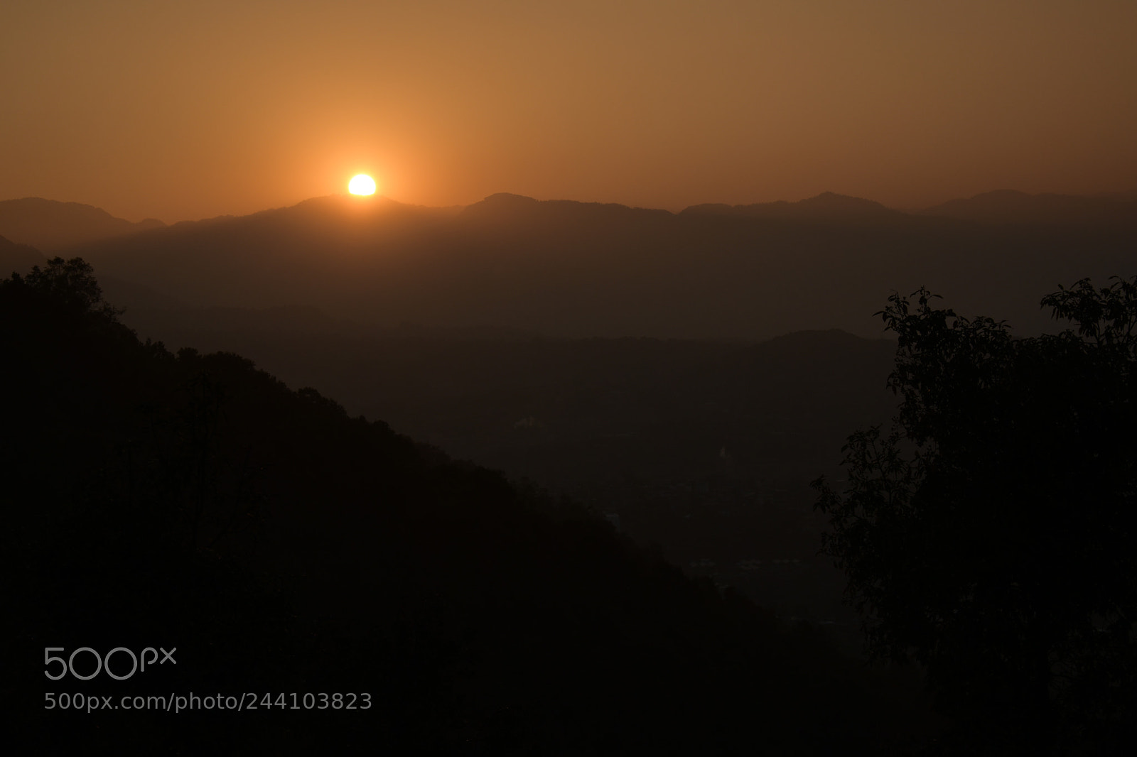Nikon D3400 sample photo. Sunset from bishankunarayan photography