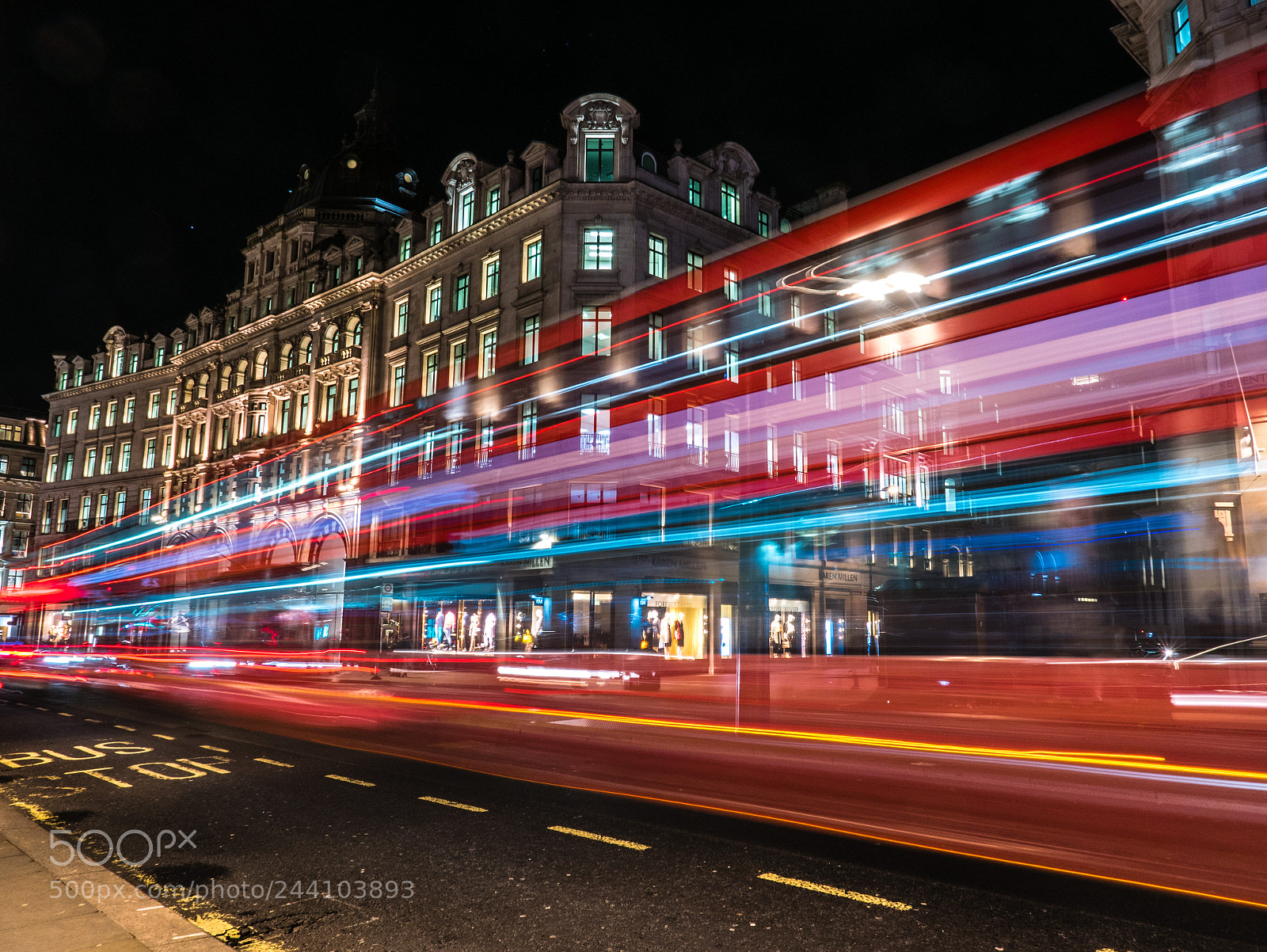 Panasonic Lumix DMC-LX100 sample photo. Regent street by night photography
