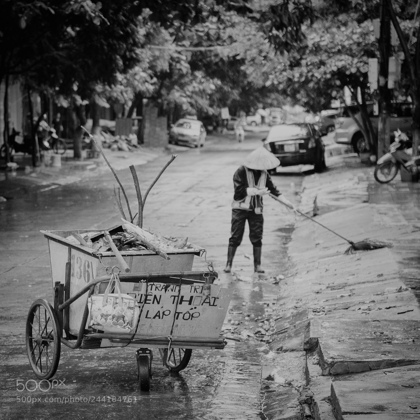 Nikon D600 sample photo. Street cleaner photography