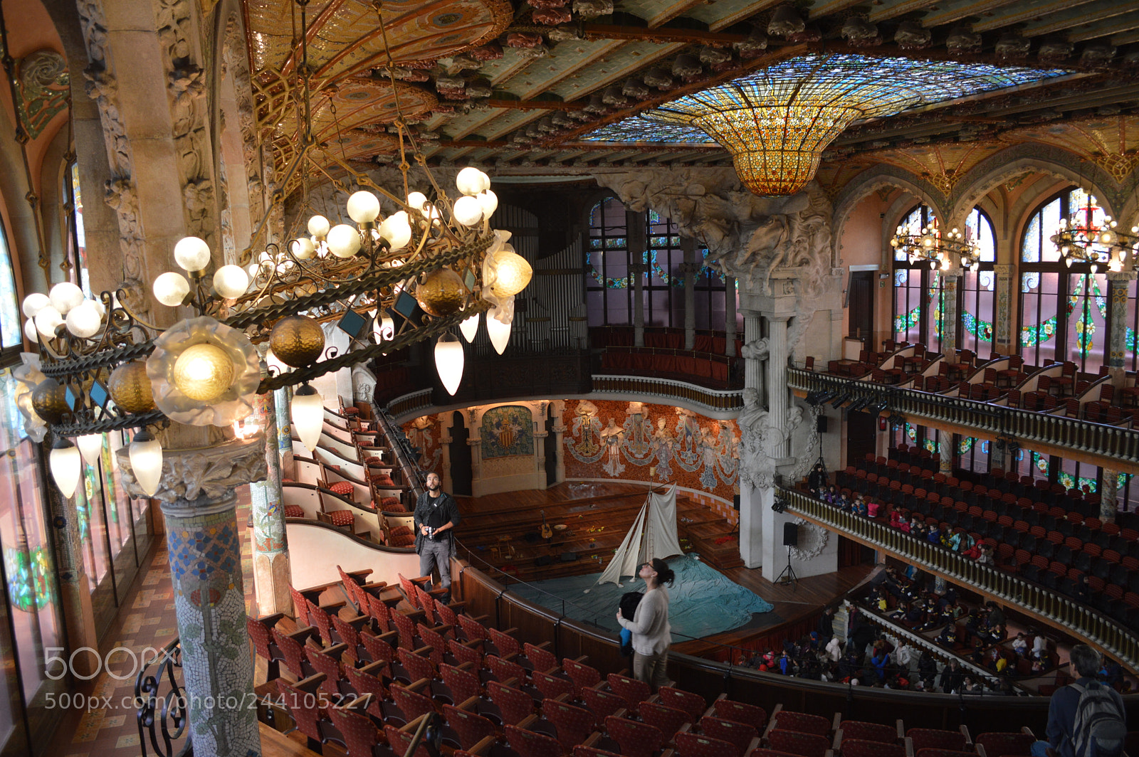 Nikon D3200 sample photo. Palau de la musica photography