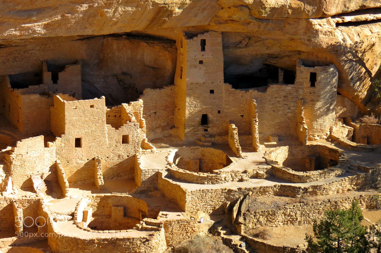 Canon PowerShot SX40 HS sample photo. Cliff palace, aglow photography