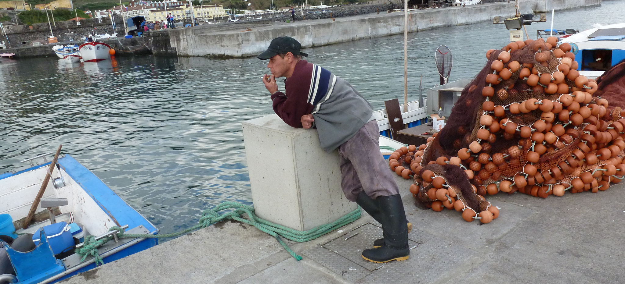 Panasonic Lumix DMC-ZS8 (Lumix DMC-TZ18) sample photo. Fisherman blues photography