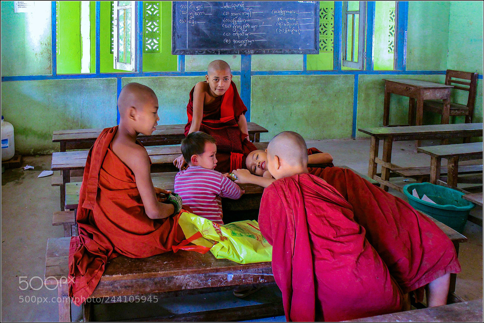 Canon EOS M sample photo. Young monks photography