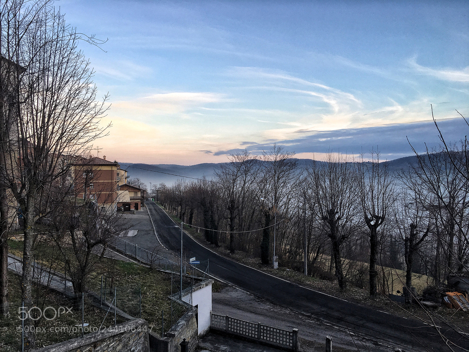 Apple iPhone 6s Plus sample photo. Polinago winter sunset photography