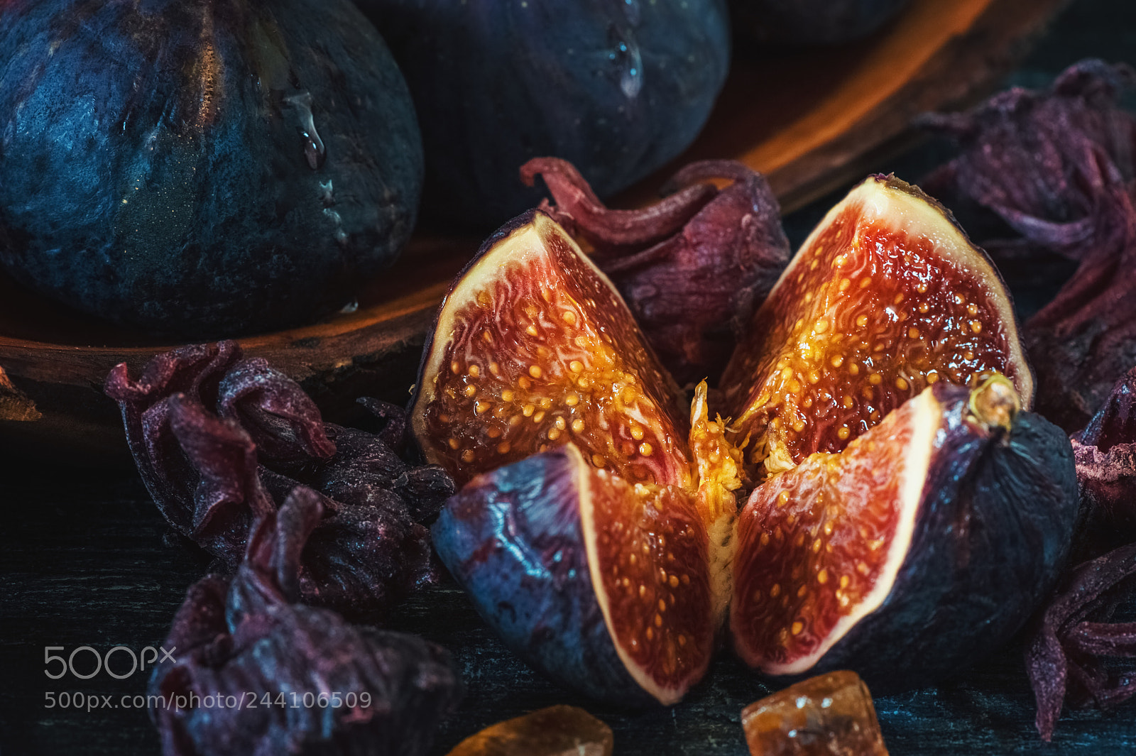 Nikon D700 sample photo. Sweet red ripe figs photography