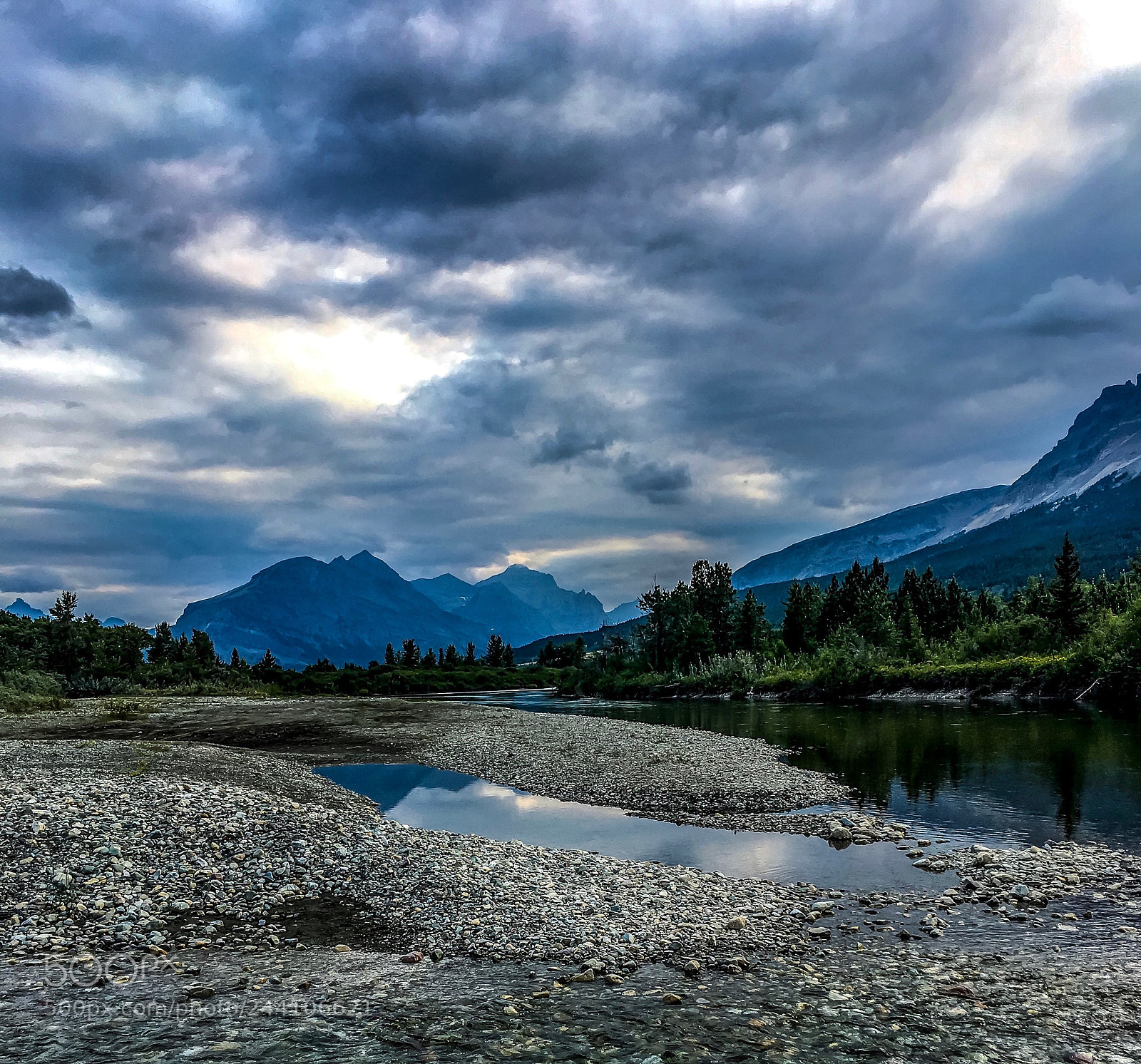 Apple iPhone 6s Plus sample photo. Blue hour in montana photography