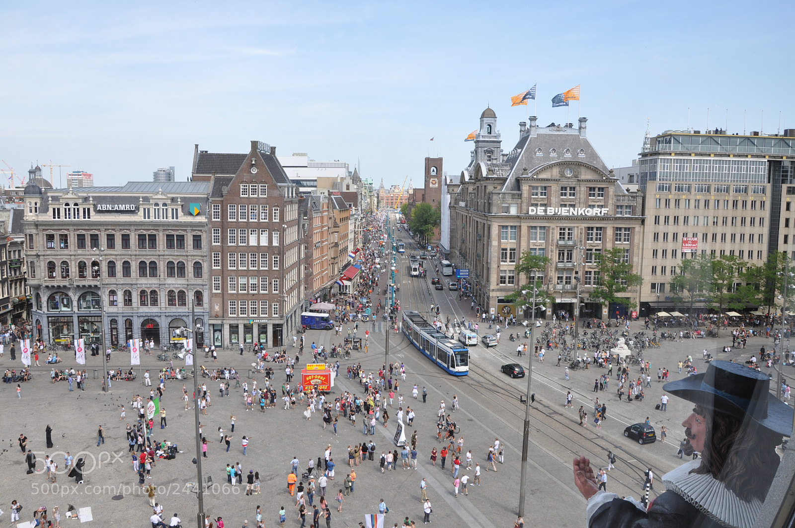 Nikon D90 sample photo. Citycenter amsterdam / "de dam" photography