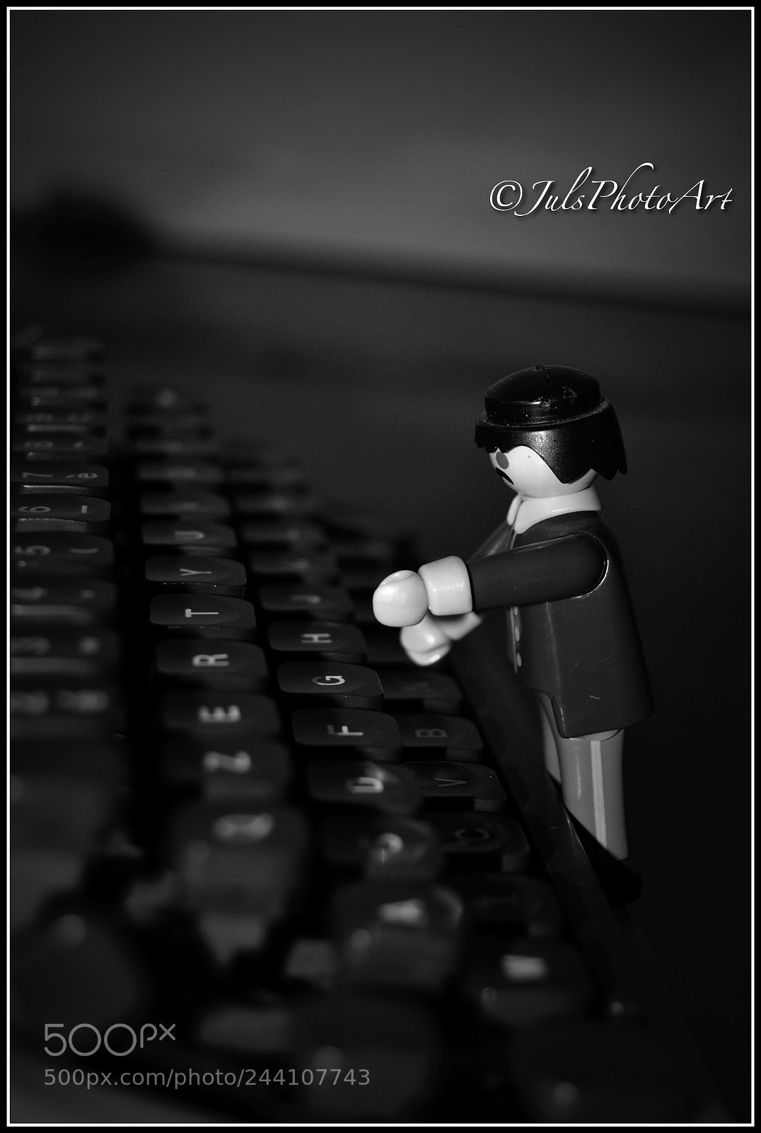 Nikon D3100 sample photo. Tiny typewriter photography