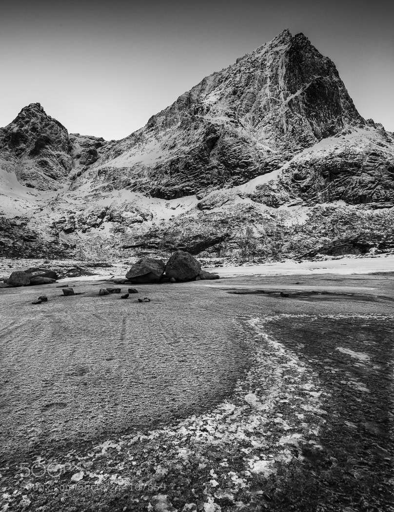 Nikon D800 sample photo. Ice and rock photography
