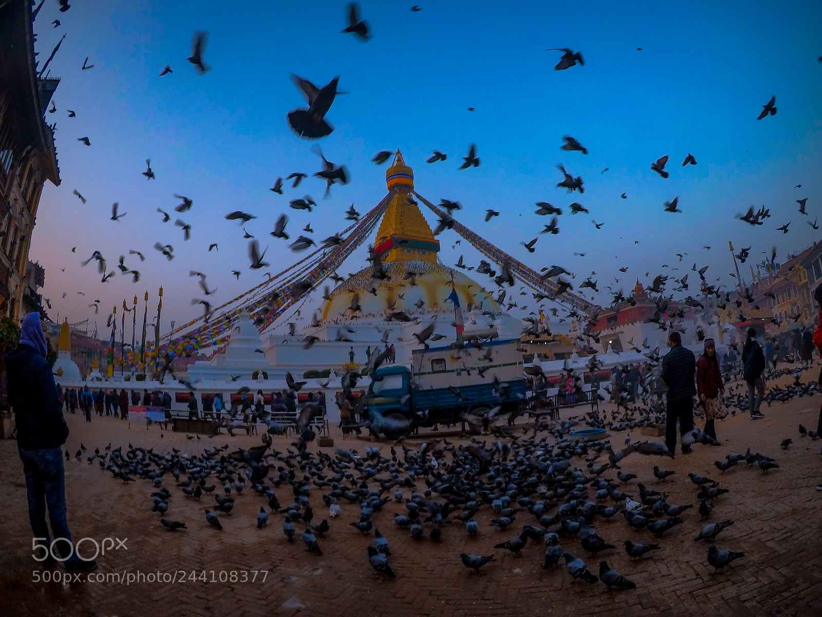 GoPro Hero5 Black sample photo. Boudha photography