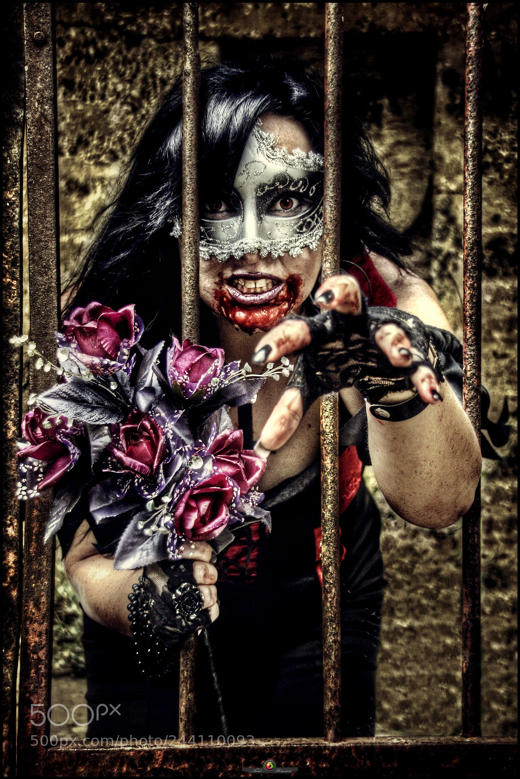 Canon EOS 40D sample photo. Gothic lady photography