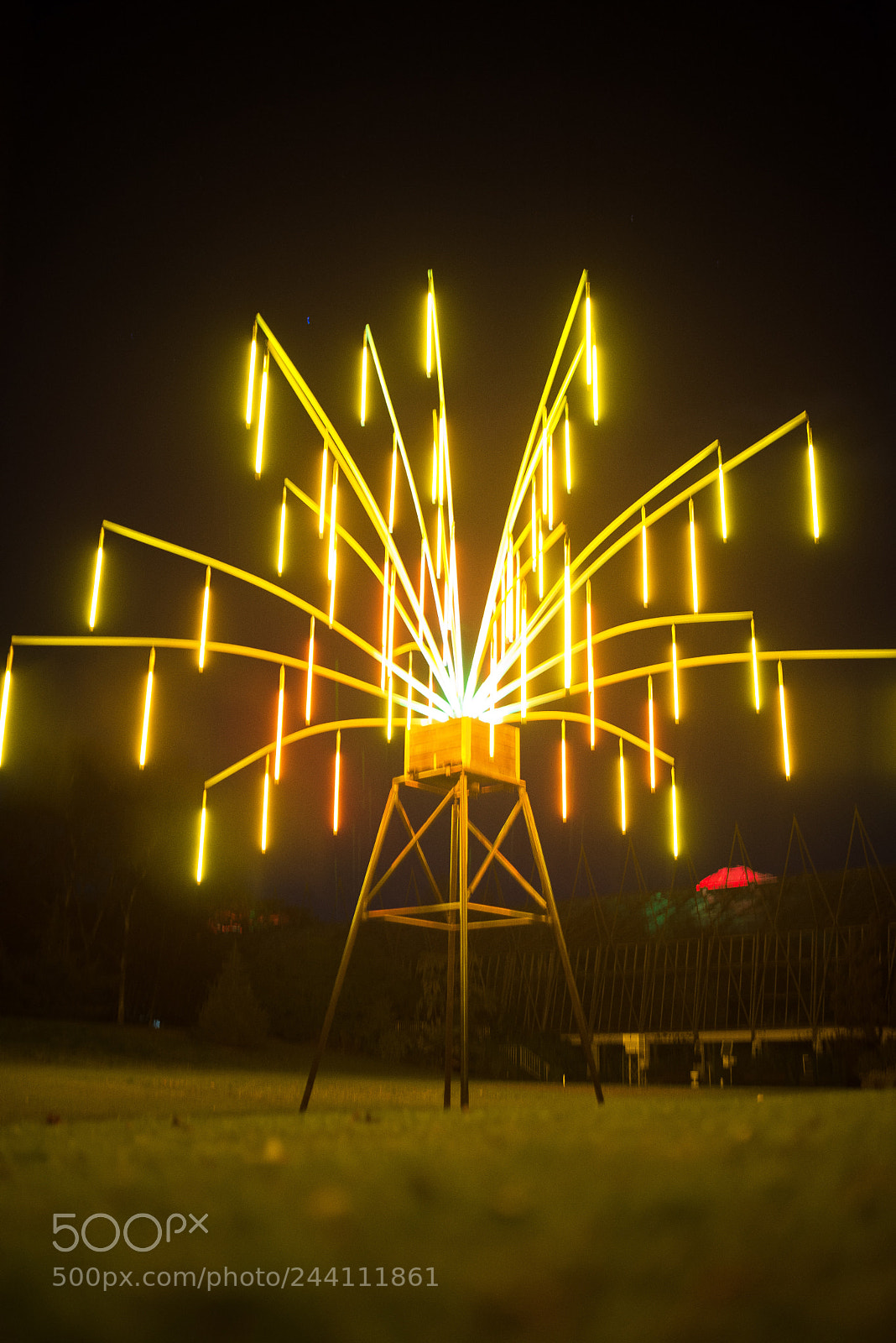 Nikon D610 sample photo. Rain of light photography