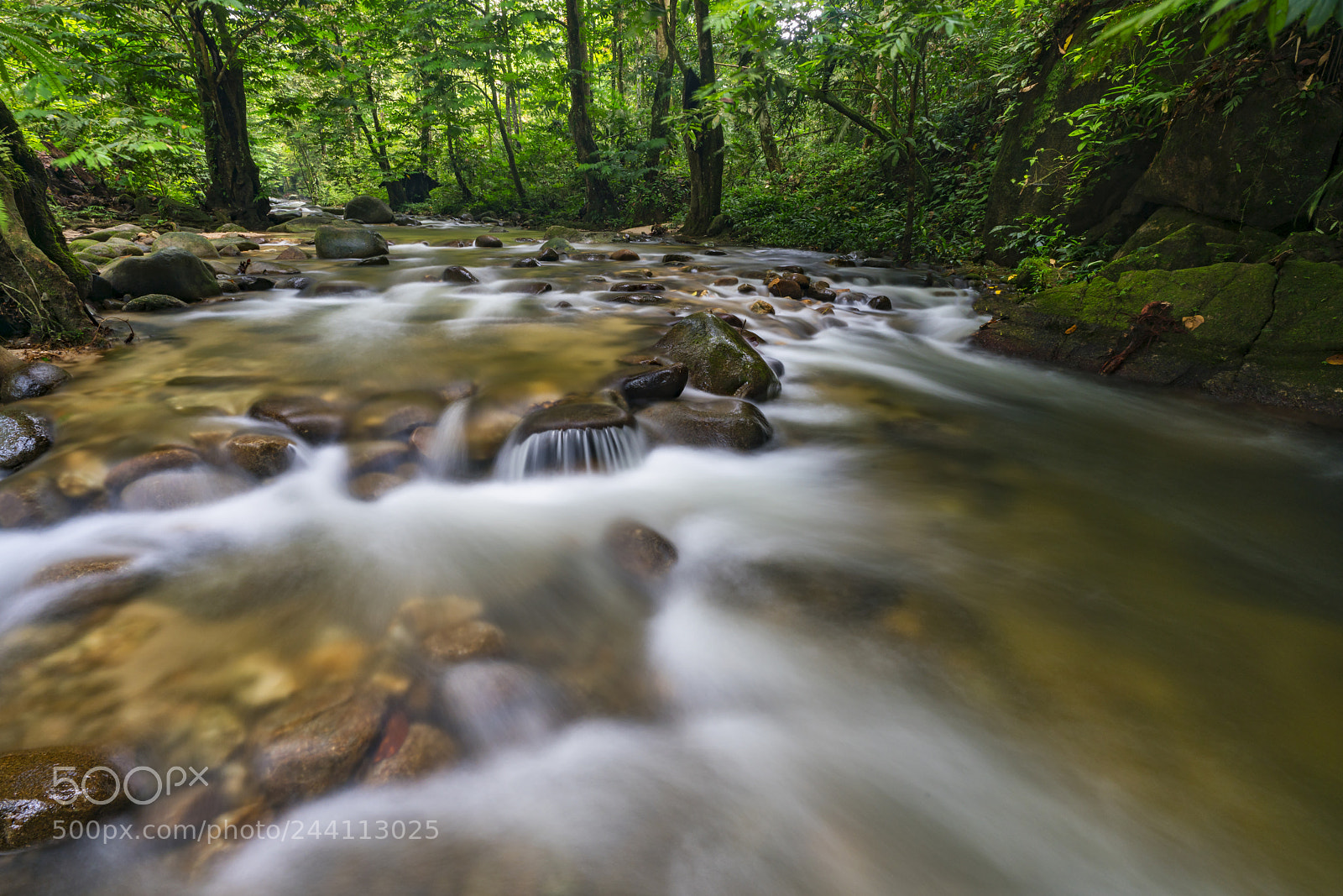 Sony a7R II sample photo. Cascading flow of water photography