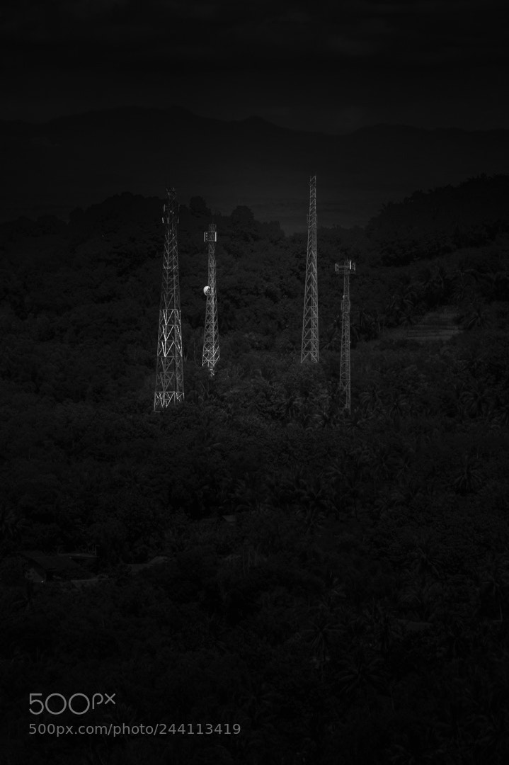 Sony SLT-A58 sample photo. Antenna tower photography