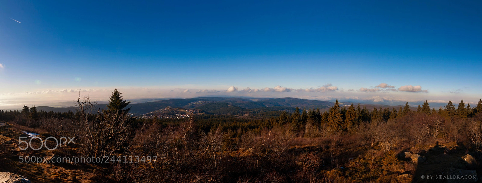 Nikon D5000 sample photo. Taunus panorama photography