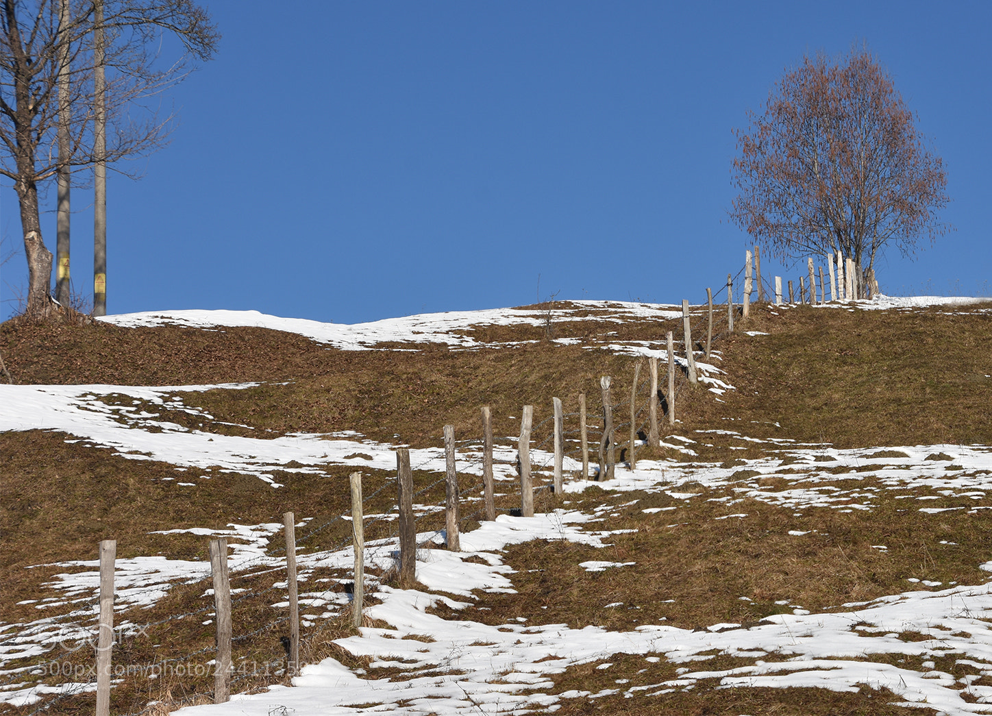 Nikon D7200 sample photo. Sunny winter hill photography