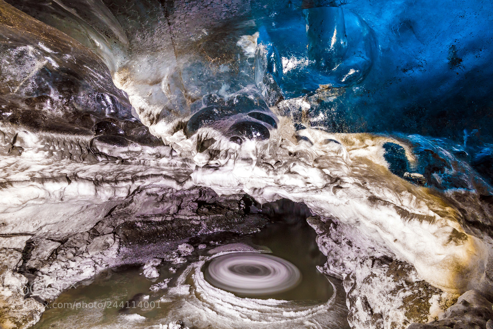 Nikon D810 sample photo. Ice cave photography