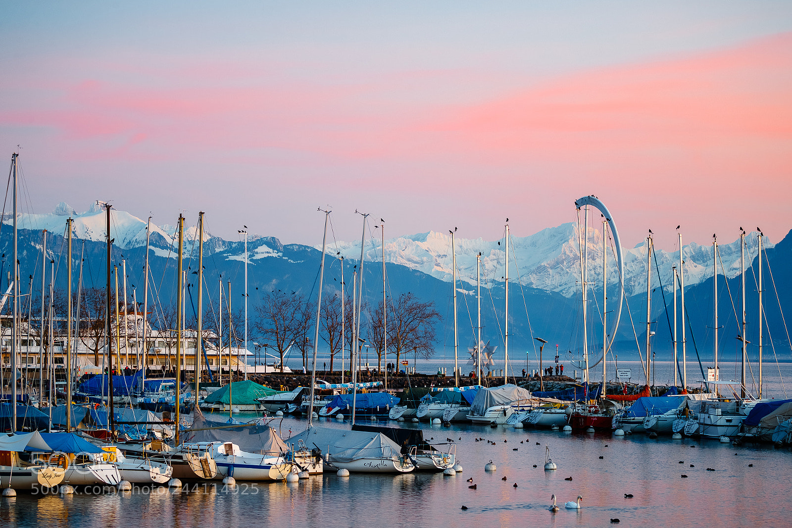 Canon EOS-1D X Mark II sample photo. Lausanne at sunset photography