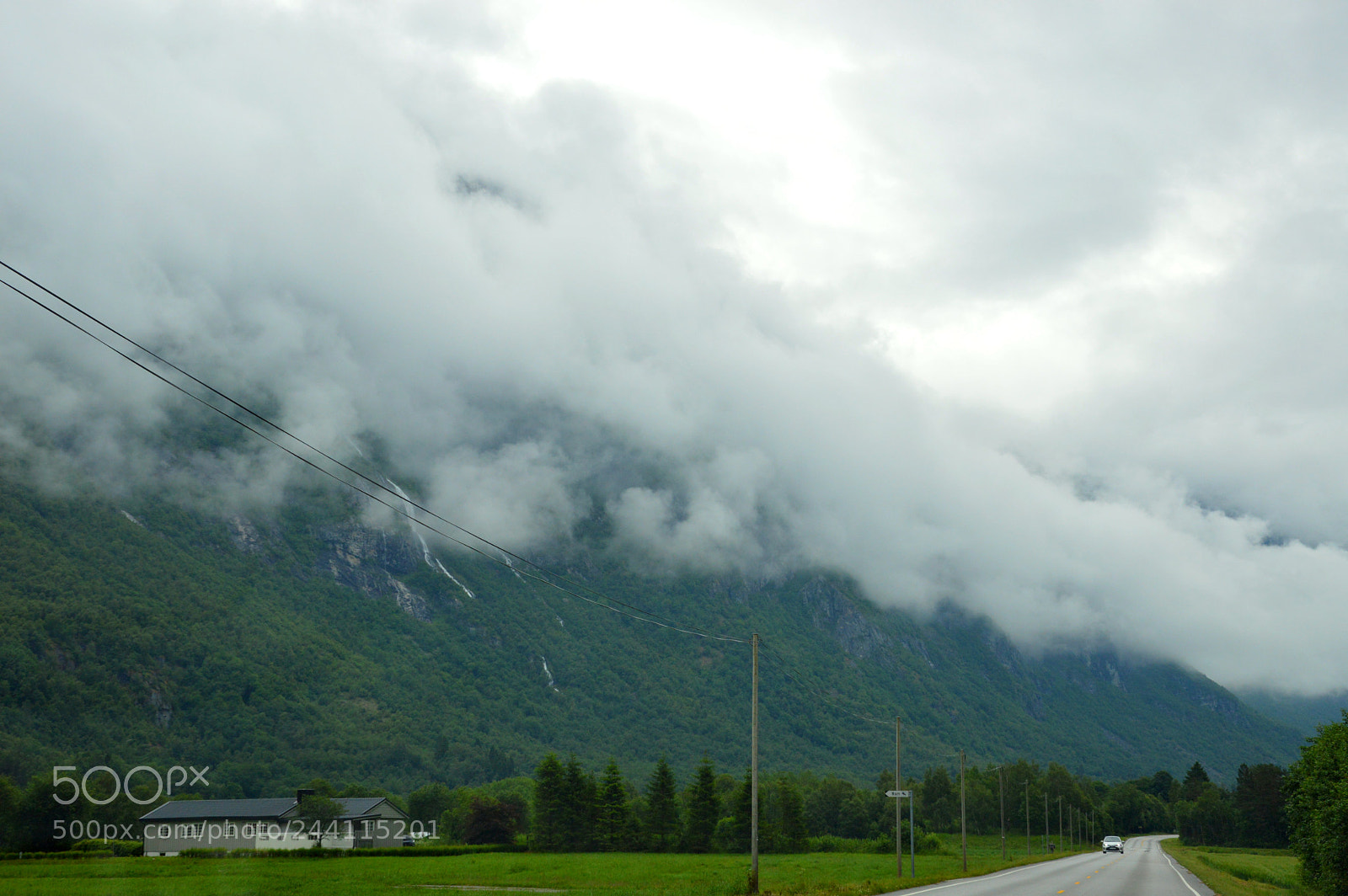 Nikon D3200 sample photo. Fog over the mountains photography