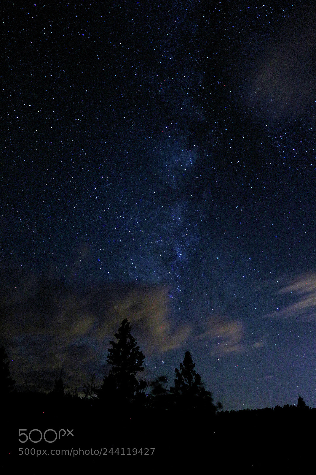 Canon EOS 700D (EOS Rebel T5i / EOS Kiss X7i) sample photo. Stars two pines milkyway photography