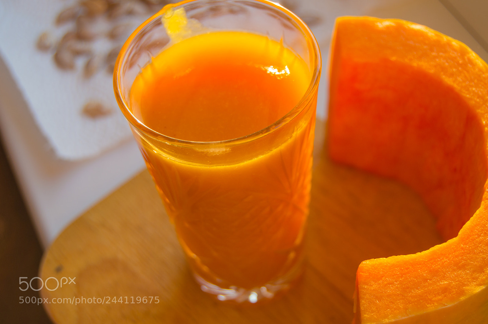 Nikon D3200 sample photo. The pumpkin smoothie in photography
